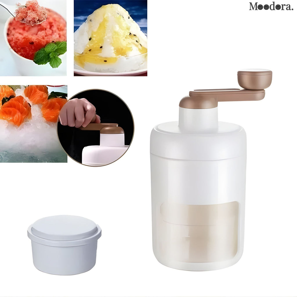Moodora Manual Ice Shaver Crusher – Easy Ice