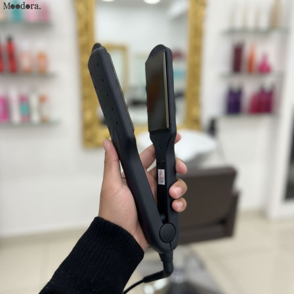 Moodora Visage Hair Straightener Ceramic Plates Adjustable Heat