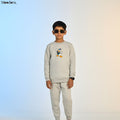 Moodora Kids Winter Tracksuit – Sweatshirt & Pajama 2-Piece Set for Boys & Girls