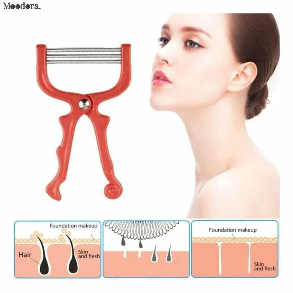 Moodora Spring Face Hair Remover Epilator EpiRoller