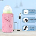 Moodora Portable USB Baby Bottle Warmer – Travel Milk Heating Sleeve