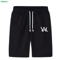 Moodora Men’s Printed Sports Gym Shorts | Black Jersey Summer Shorts