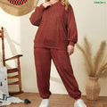 Moodora Check Pattern Loungewear Set for Women