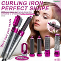 Moodora 5 In 1 Ionic Hair Styler Brush – Straightener, Curler, Dryer &amp; Volumizer