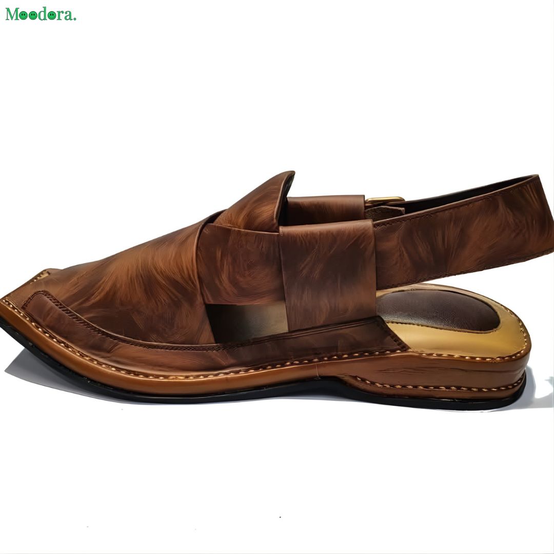 Moodora Peshawari Zalmi HP Shape Chappal – Babar Sher Color