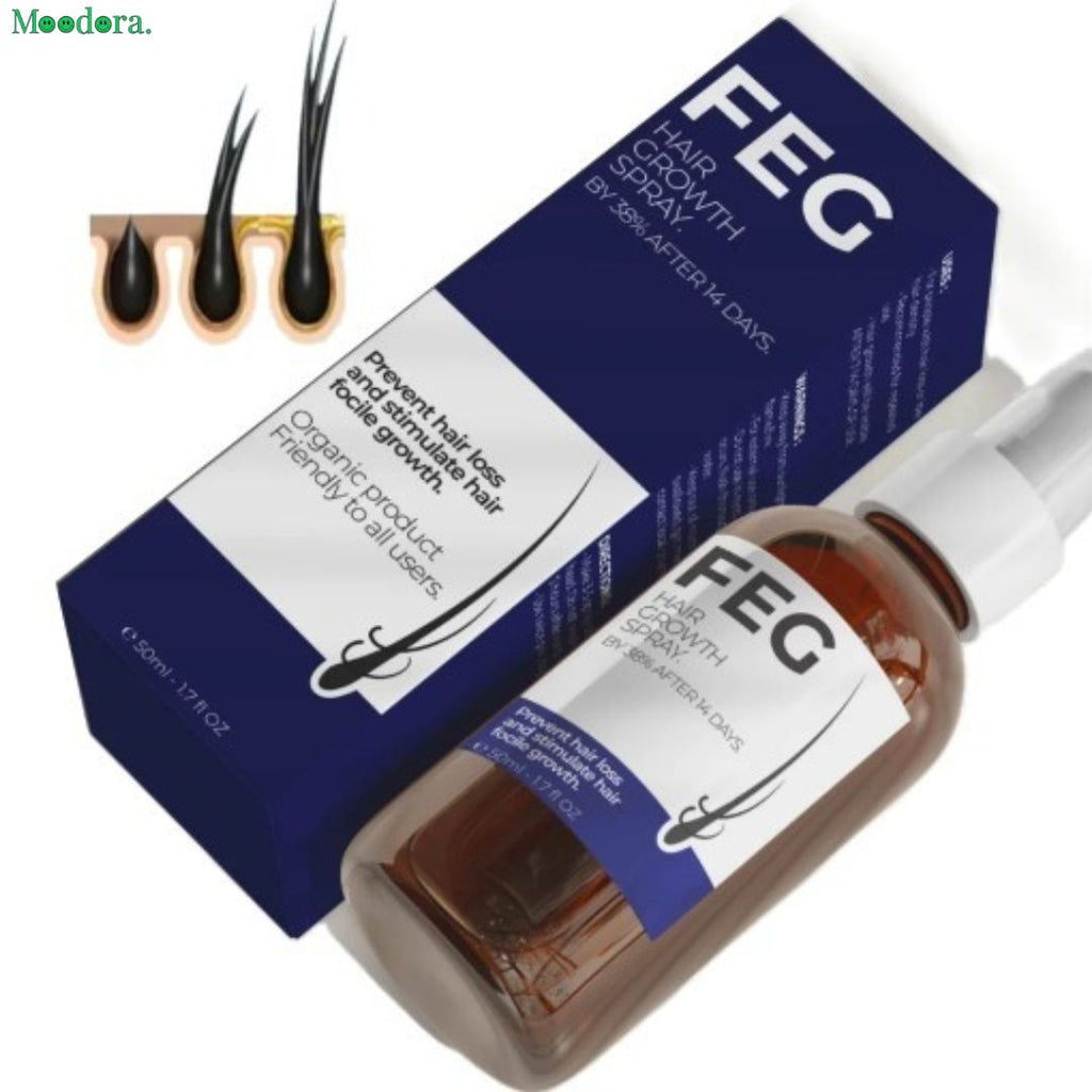 Moodora FEG Plus Hair Growth Spray 60ML – Anti Hair Fall & Follicle Support