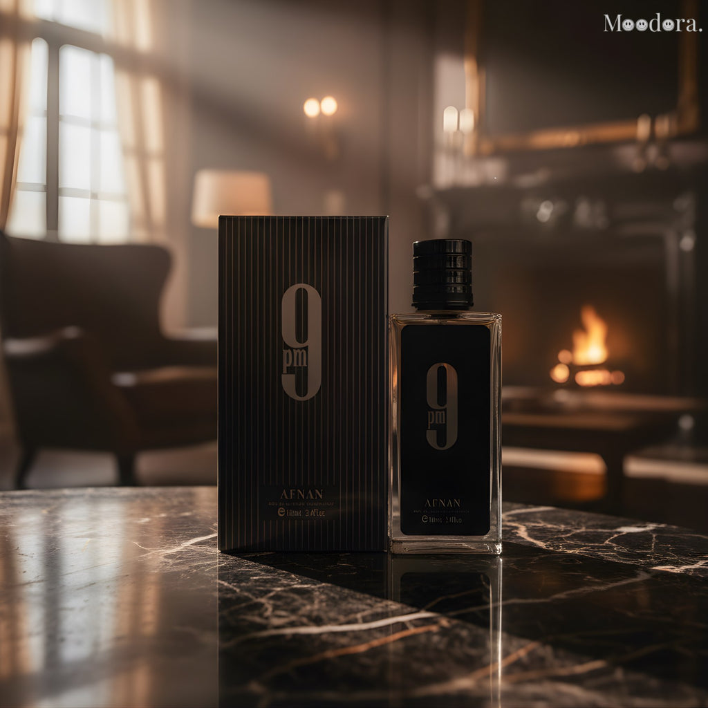 Moodora Afnan 9PM Unisex Eau de Parfum 100ml – Long-Lasting Elegant Fragrance (Black)