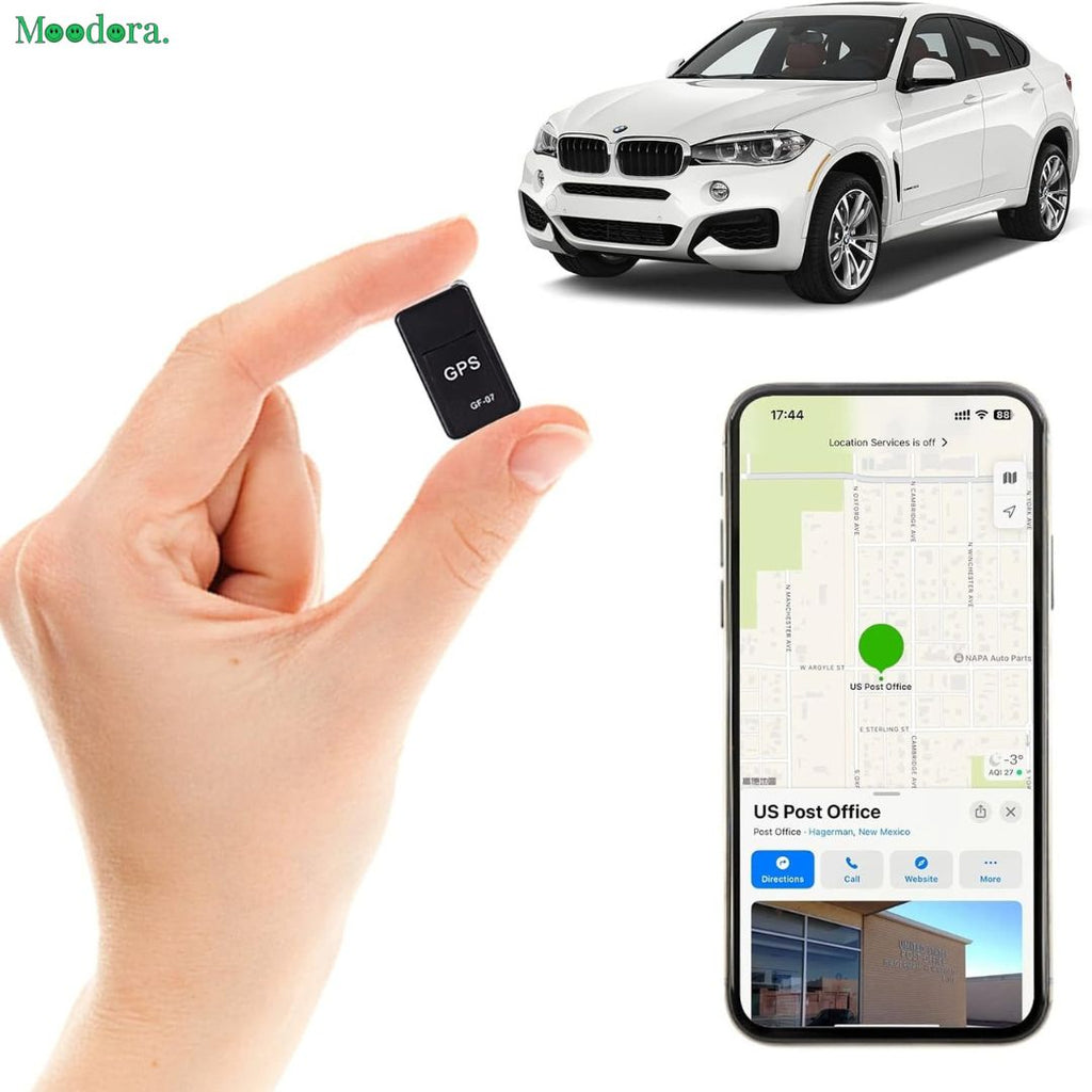 Moodora GF07 Mini Magnetic GPS Tracker – Wireless GSM Real-Time Tracking Device