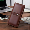 Moodora Men’s Slim PU Leather Long Wallet