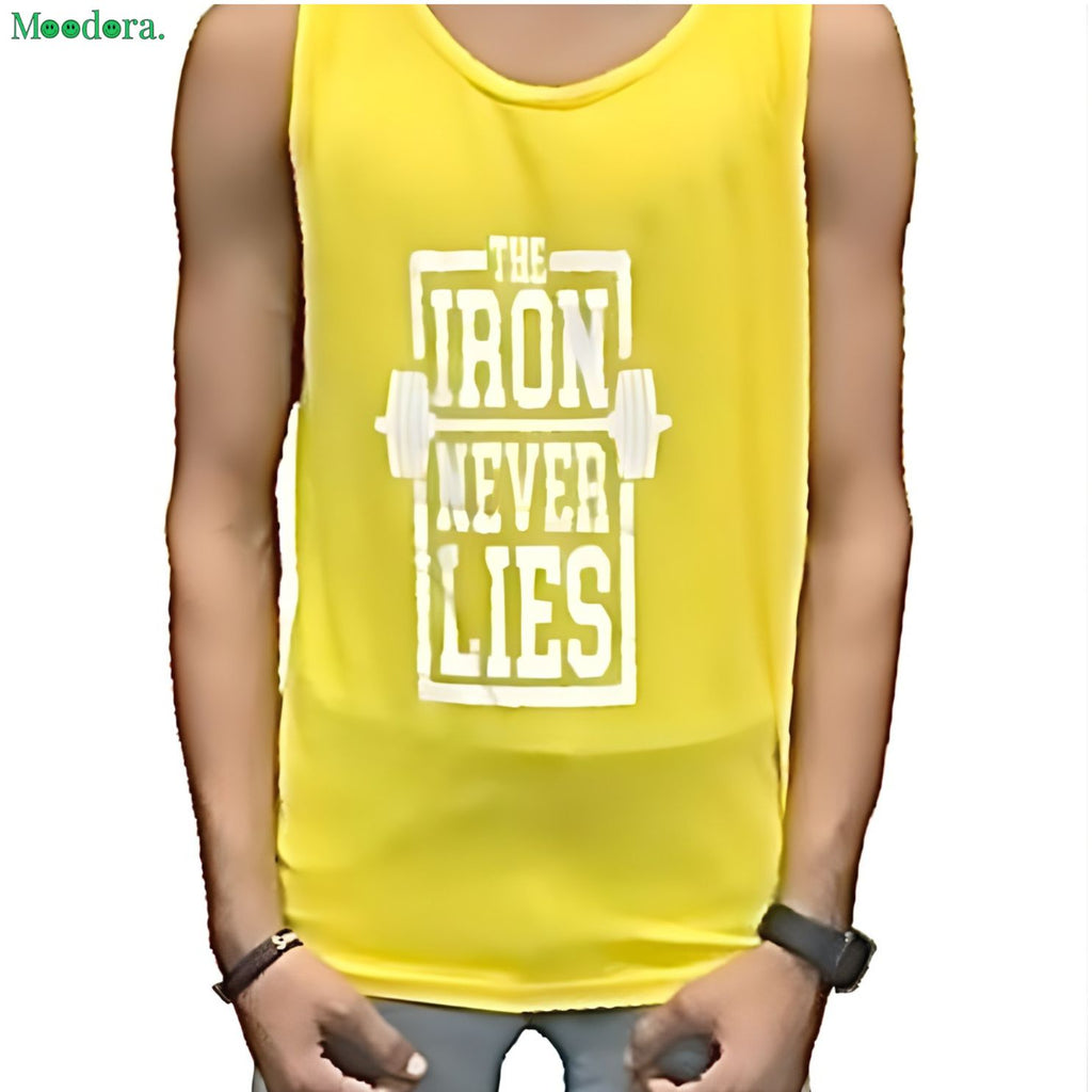 Moodora Pack of 3 Men’s Fitness Gym Sandos – Sleeveless Fashion Tops (Premium Quality)