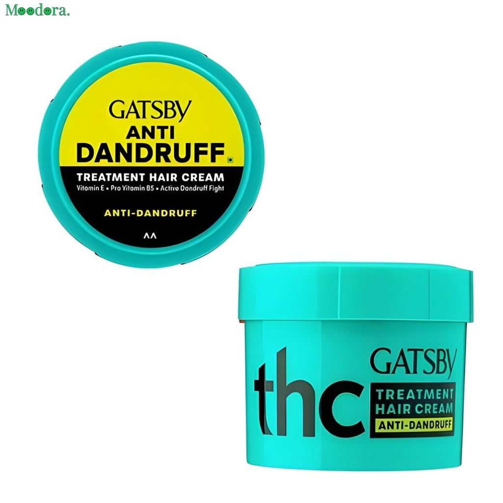 Moodora GATSBY Anti-Dandruff Hair Cream 125g – Long Lasting Moisturizer