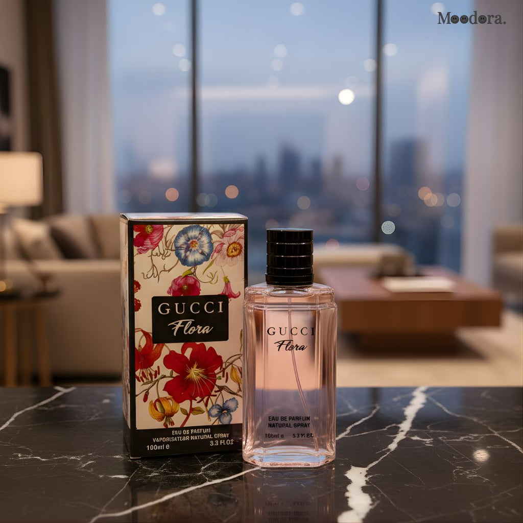 Moodora Gucci Flora Eau de Parfum – Premium Floral Women’s Perfume 100ML