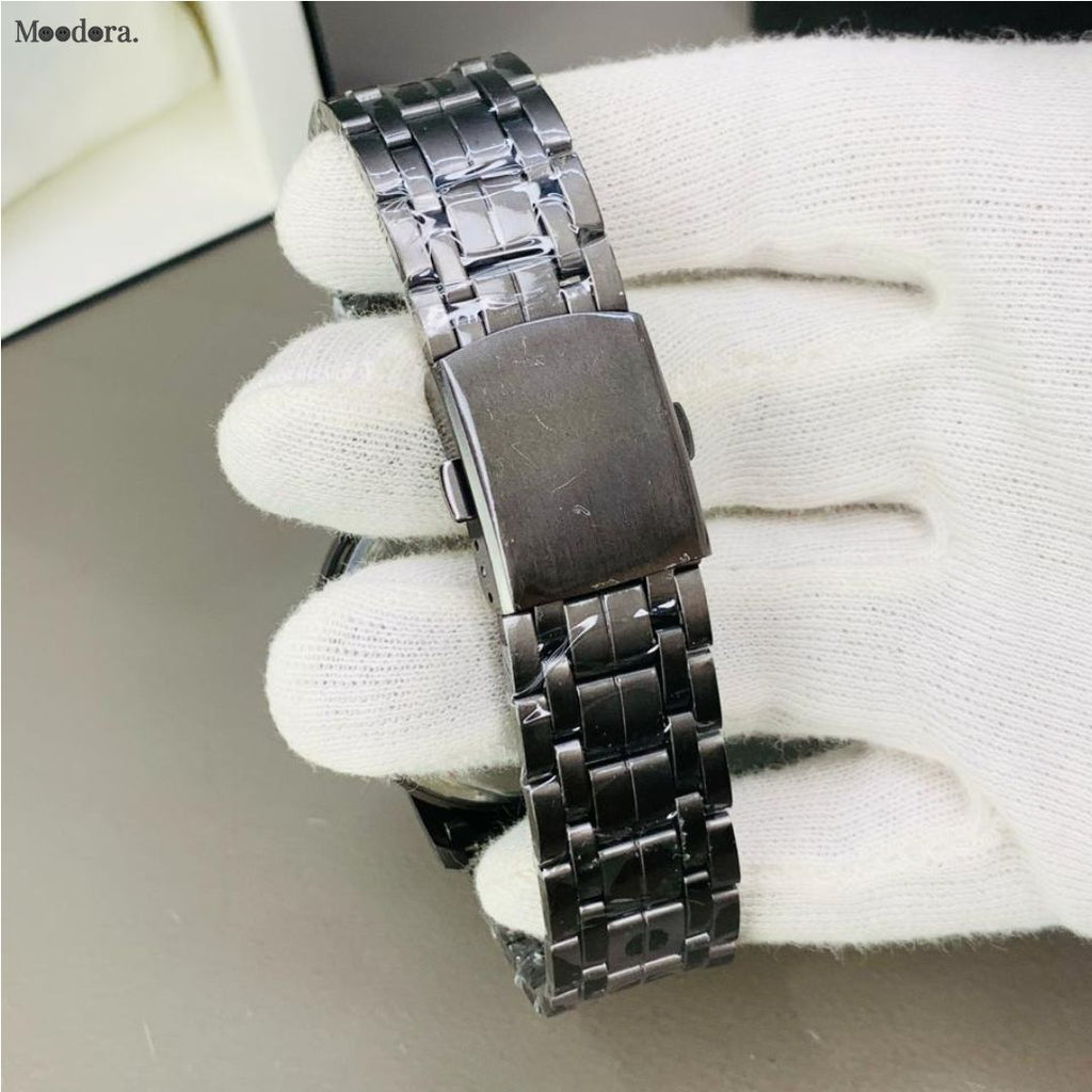 Moodora Black Magnetic Ball Watch – Stainless Steel (With Box)