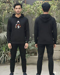 Moodora Men’s Black Printed Tracksuit