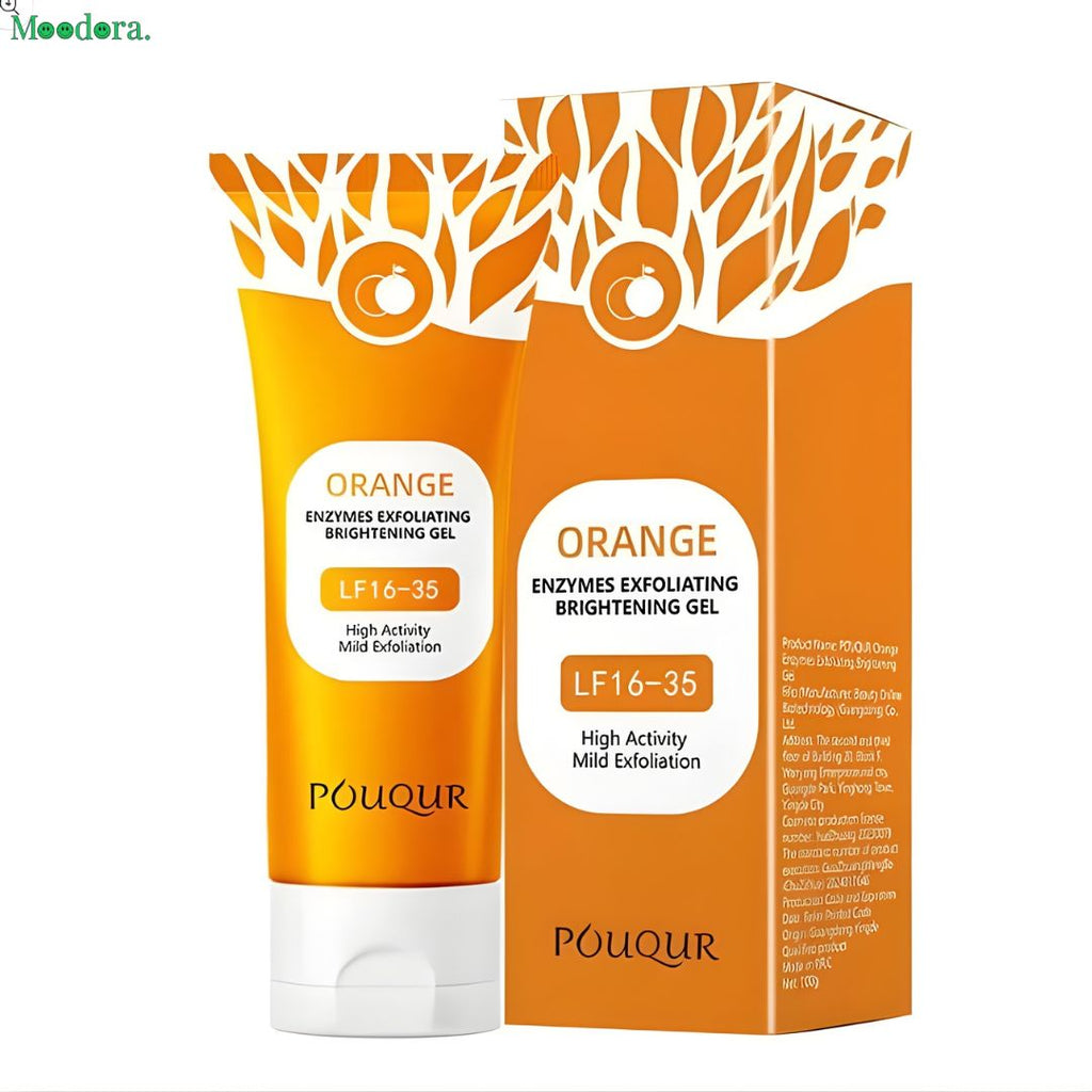 Moodora Orange Enzyme Exfoliating Gel – Brightening & Dead Skin Removal