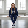 Moodora Kids Tracksuit Co-Ord Set – Sweatshirt & Trouser 2-Piece Winter Outfit