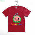 Moodora Cocomelon Printed Kids T-Shirt | Soft Cotton Jersey Casual Wear