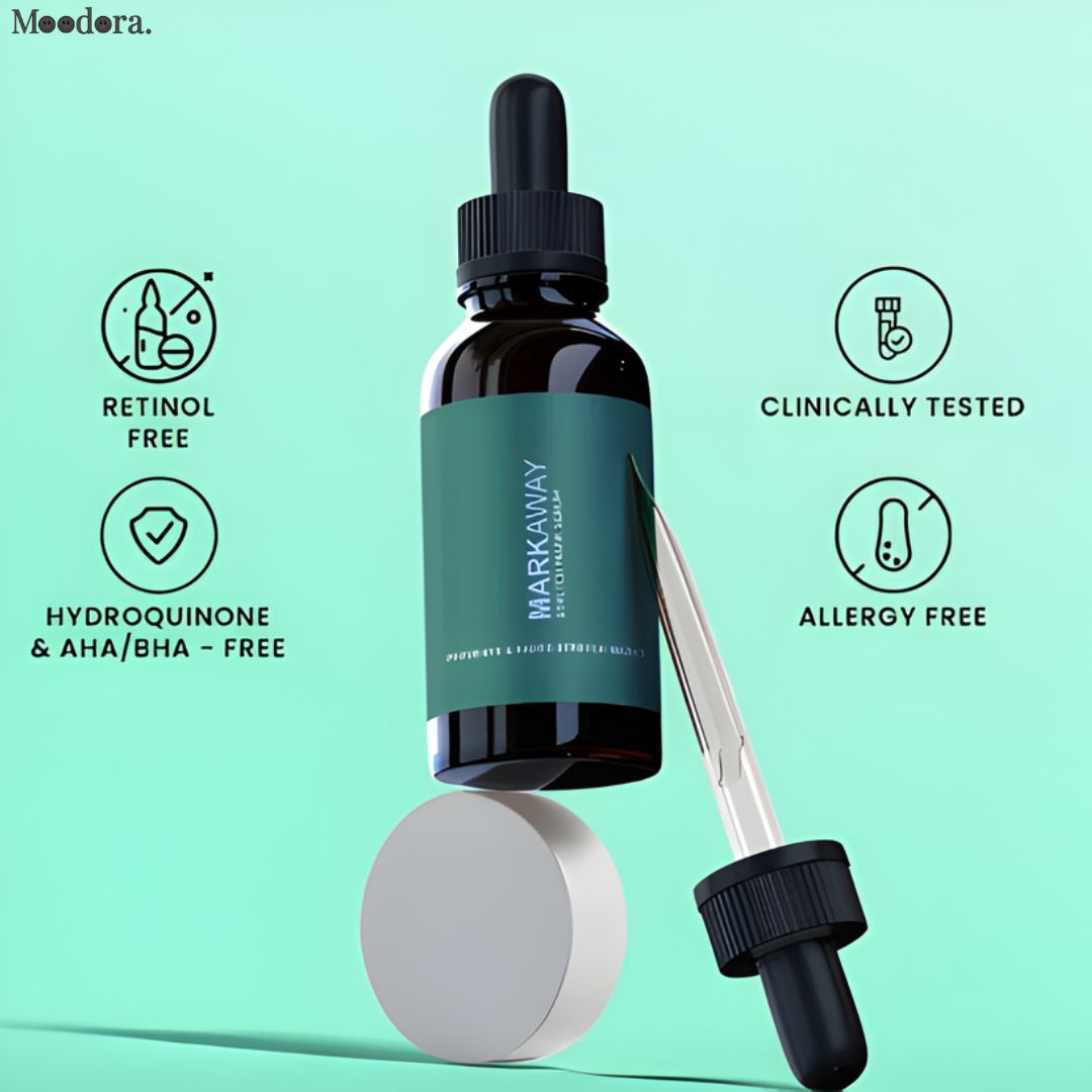 Moodora Markaway Stretch Mark Serum – Herbal Skin Repair Elasticity Formula (30ml)