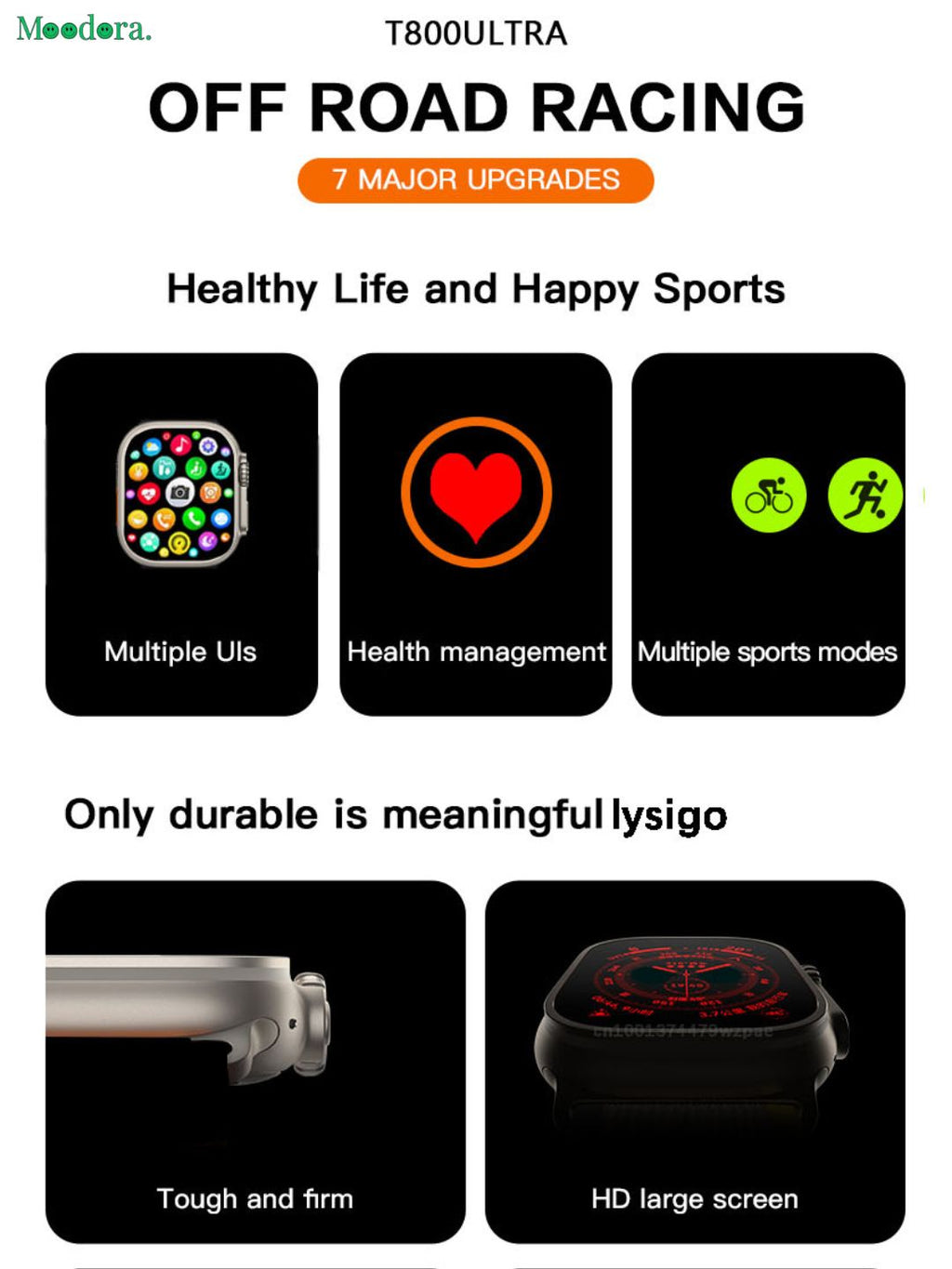 Moodora T800 Ultra Smart Watch Series 8