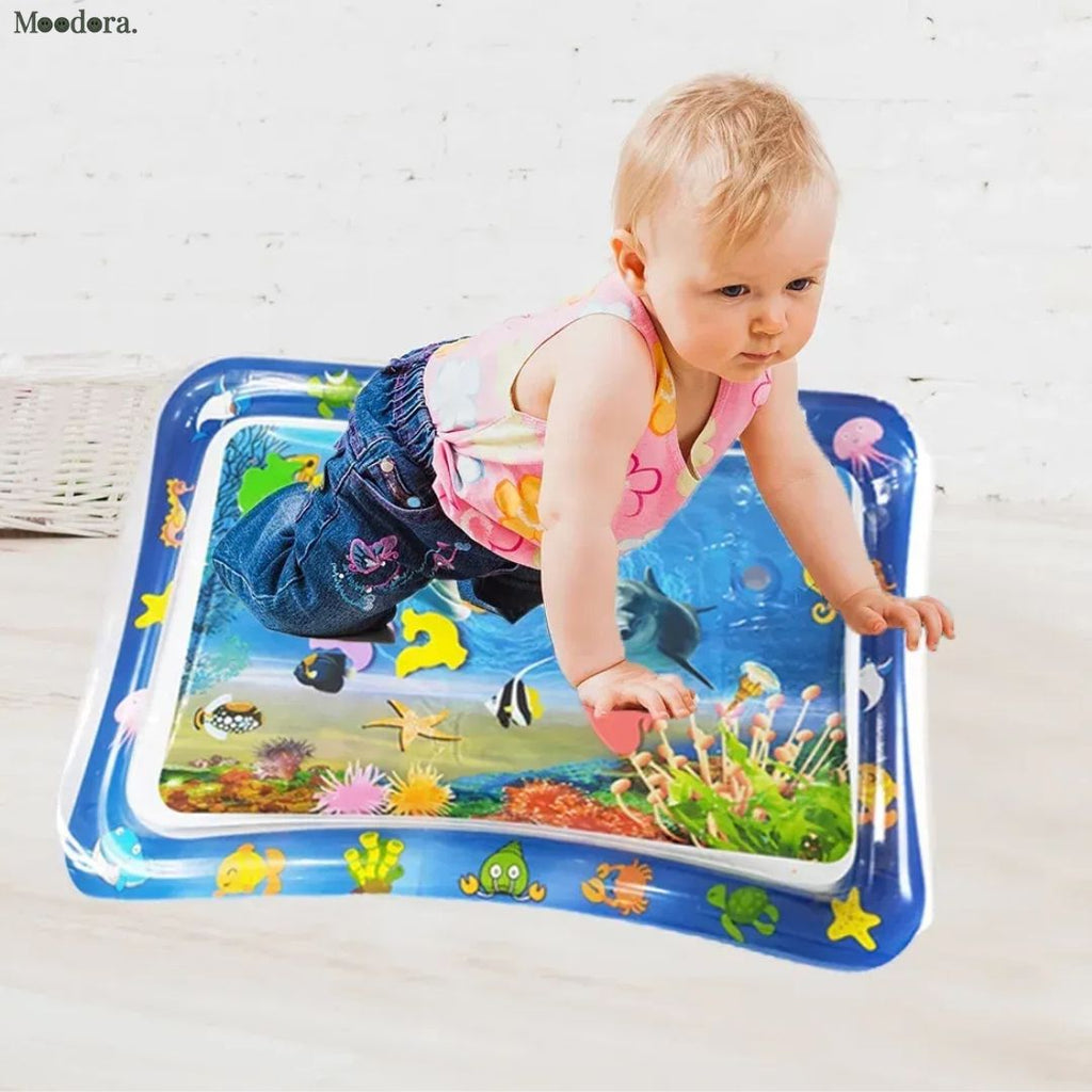 Moodora Baby Inflatable Water Play Mat – Tummy Time Fun