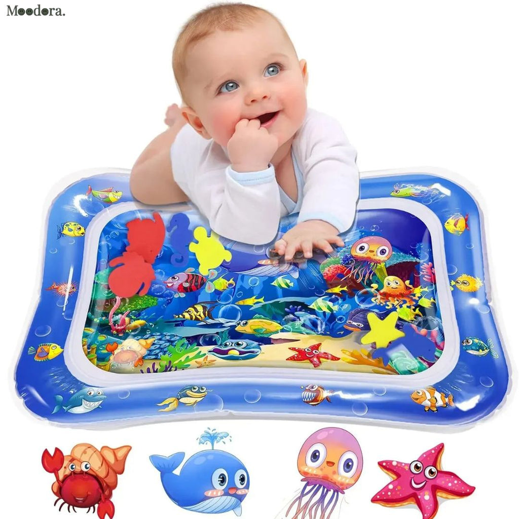 Moodora Baby Inflatable Water Play Mat – Tummy Time Fun
