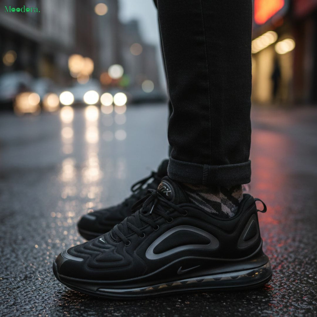 Moodora Air Max 720 Black Sneakers