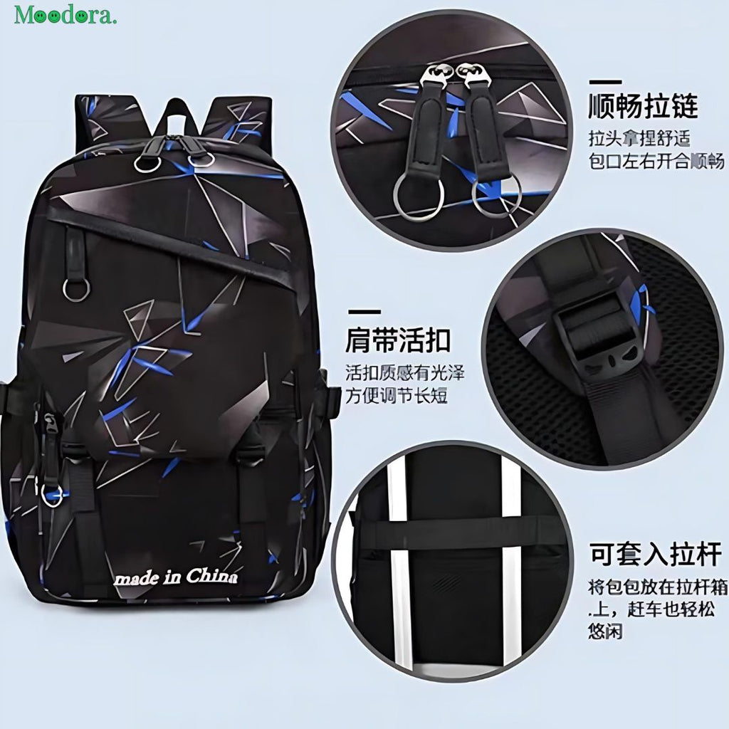 Moodora Premium School Backpack for Boys & Girls – Durable, Lightweight & Water-Resistant