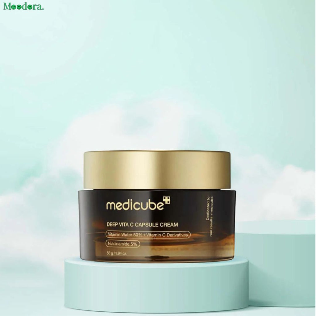 Moodora Vitamin C Brightening Capsule Cream 55g – Hydrating & Anti-Aging Face Moisturizer