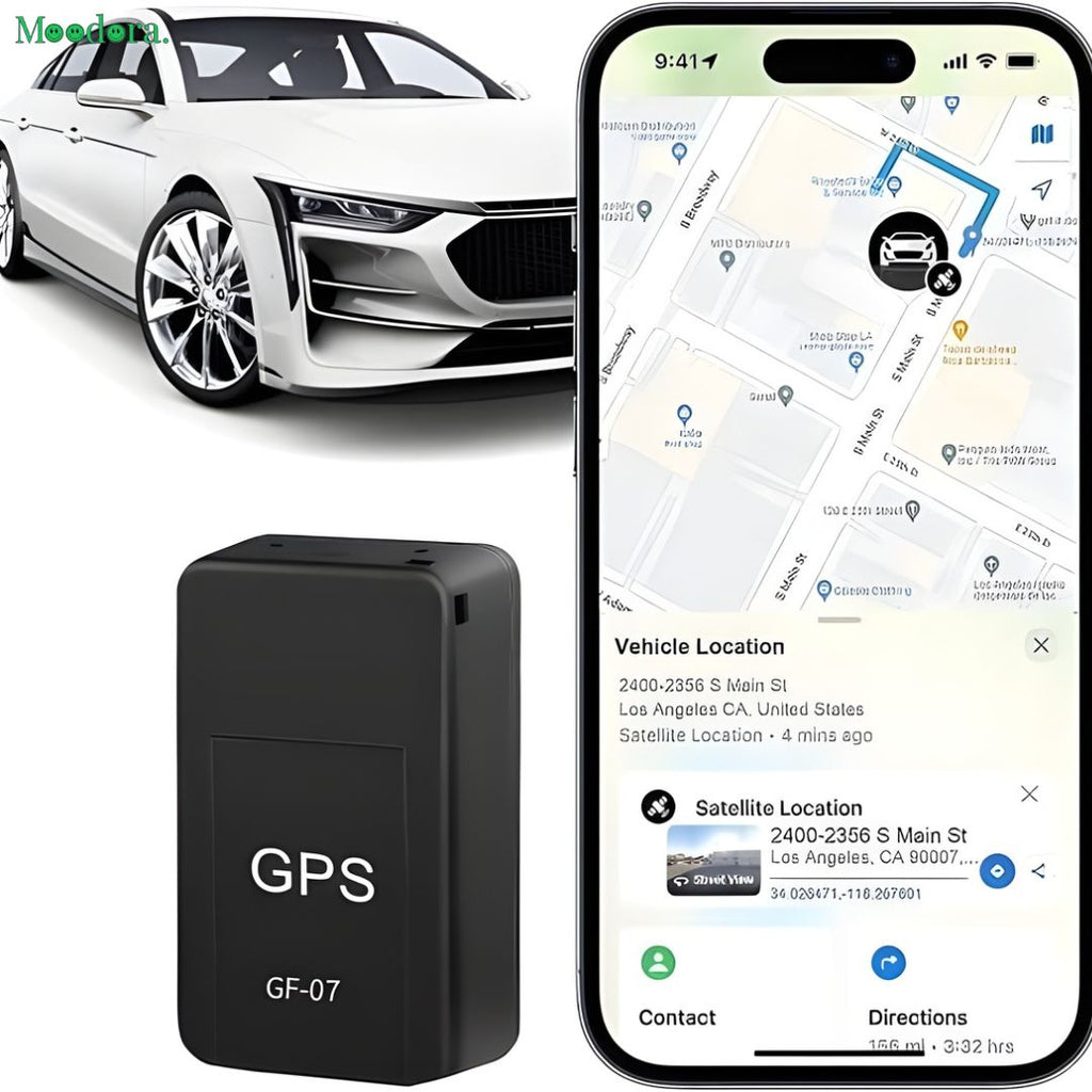 Moodora GF07 Mini Magnetic GPS Tracker – Wireless GSM Real-Time Tracking Device