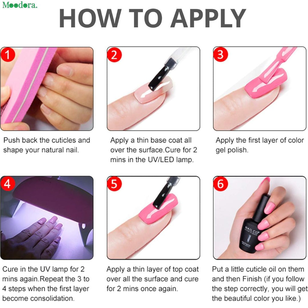 Moodora Mini UV LED Nail Lamp – Portable Pocket Gel Curing Dryer