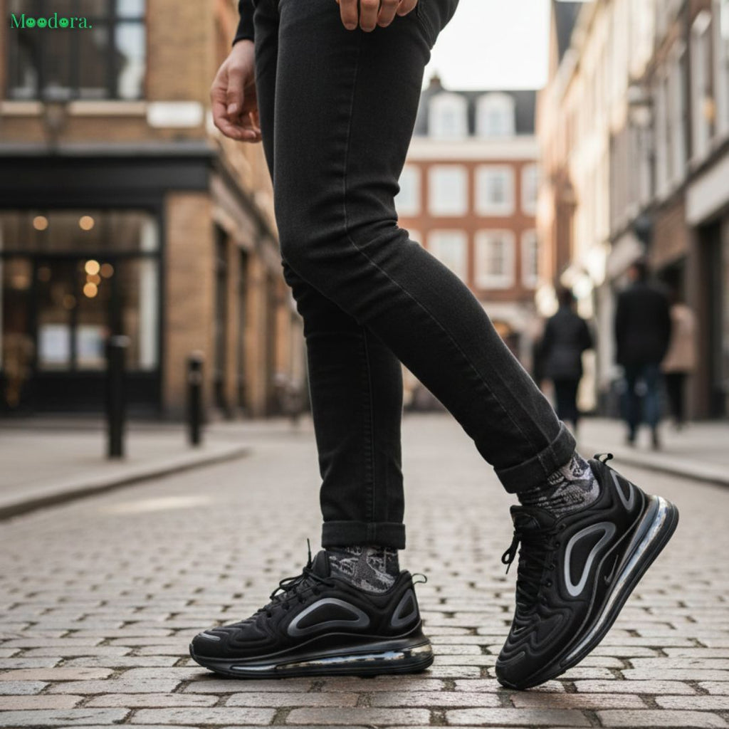 Moodora Air Max 720 Black Sneakers