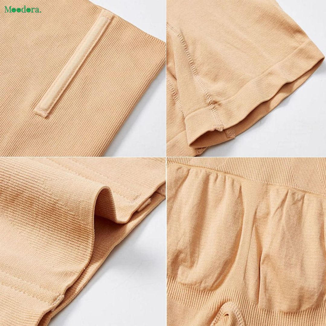 Moodora High Waist Full Body Shaper – Tummy Control &amp; Slimming Shorts