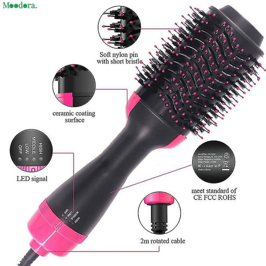 Moodora One Step Hair Brush Dryer 1000W Volumizer Styler