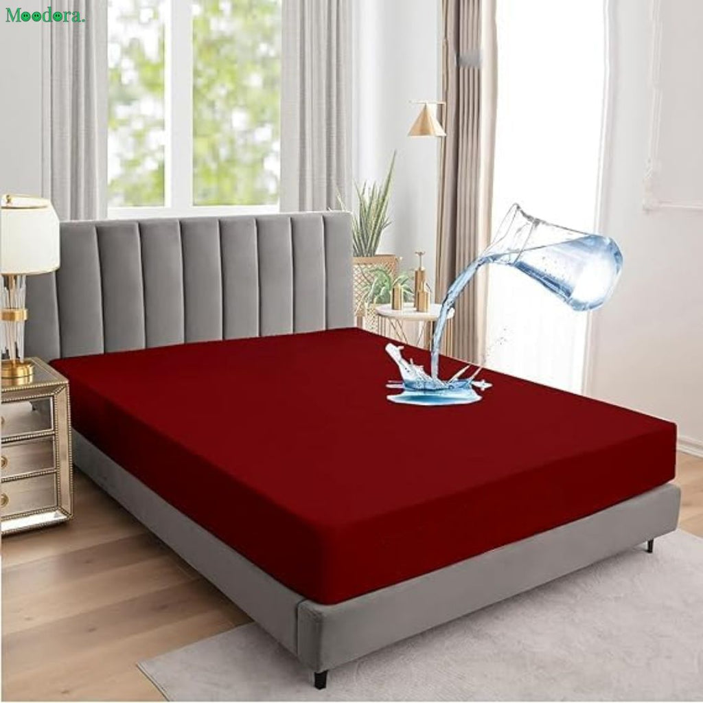 Moodora King Size Waterproof Mattress Cover – Soft &amp; Breathable Protection