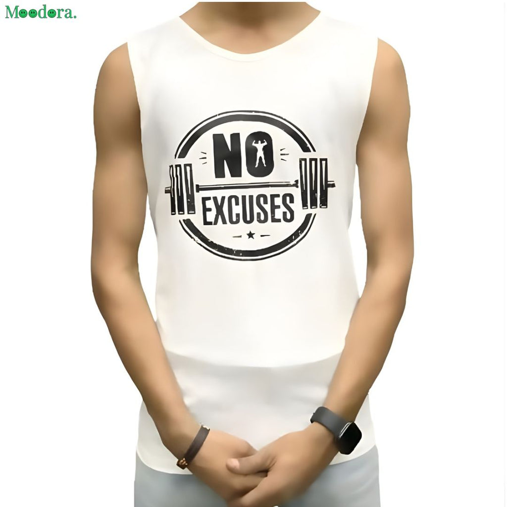 Moodora Pack of 3 Men’s Fitness Gym Sandos – Sleeveless Fashion Tops (Premium Quality)