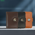 Moodora Men’s Premium Leather Wallet – Pack of 3 | Slim &amp; Durable