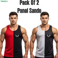 Moodora Men’s Printed Tank Sando – Pack of 2