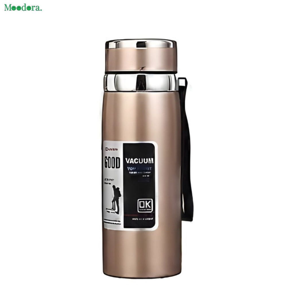 Moodora 1000ml Double Wall Stainless Steel Water Bottle – Vacuum Insulated Thermal Flask