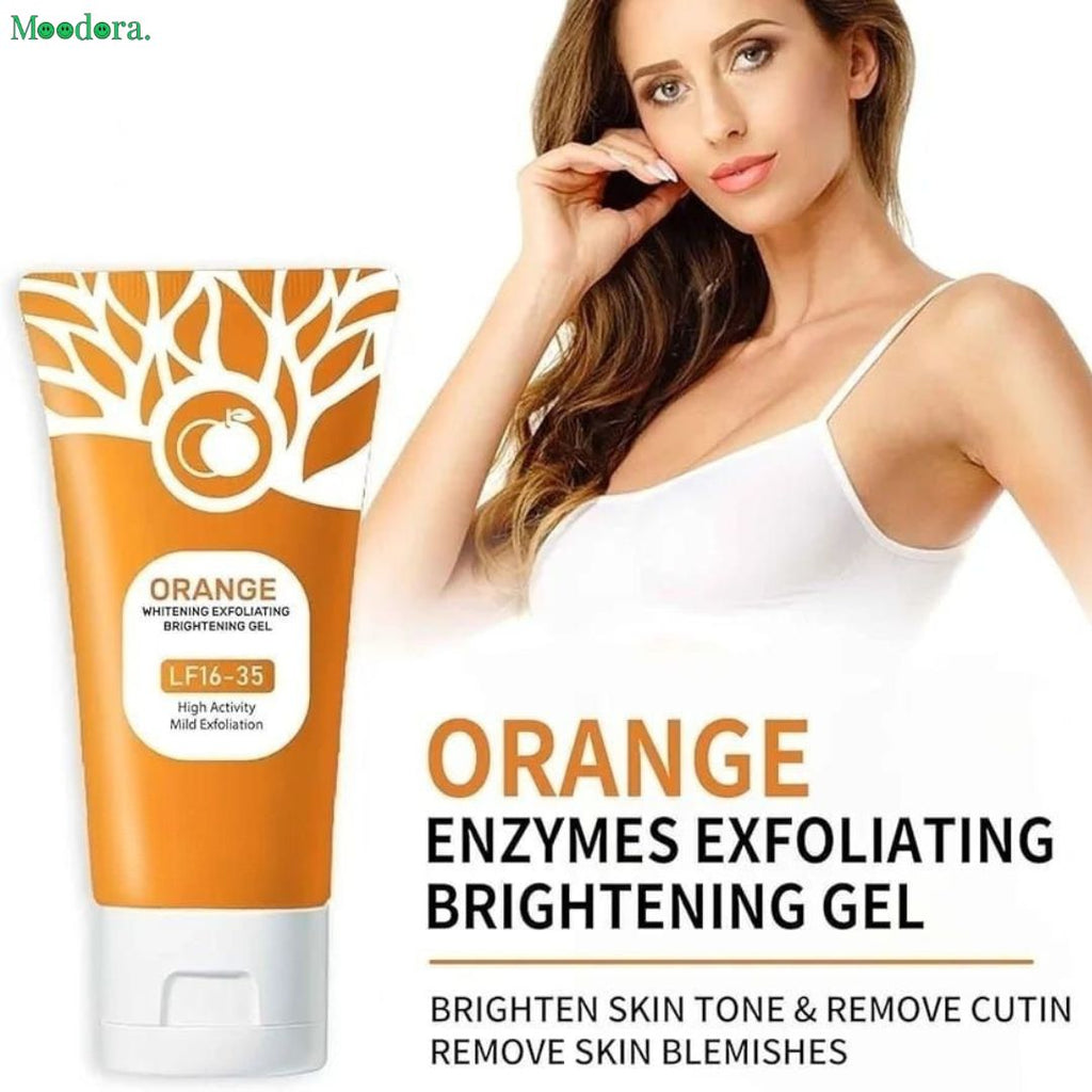 Moodora Orange Enzyme Exfoliating Gel – Brightening & Dead Skin Removal