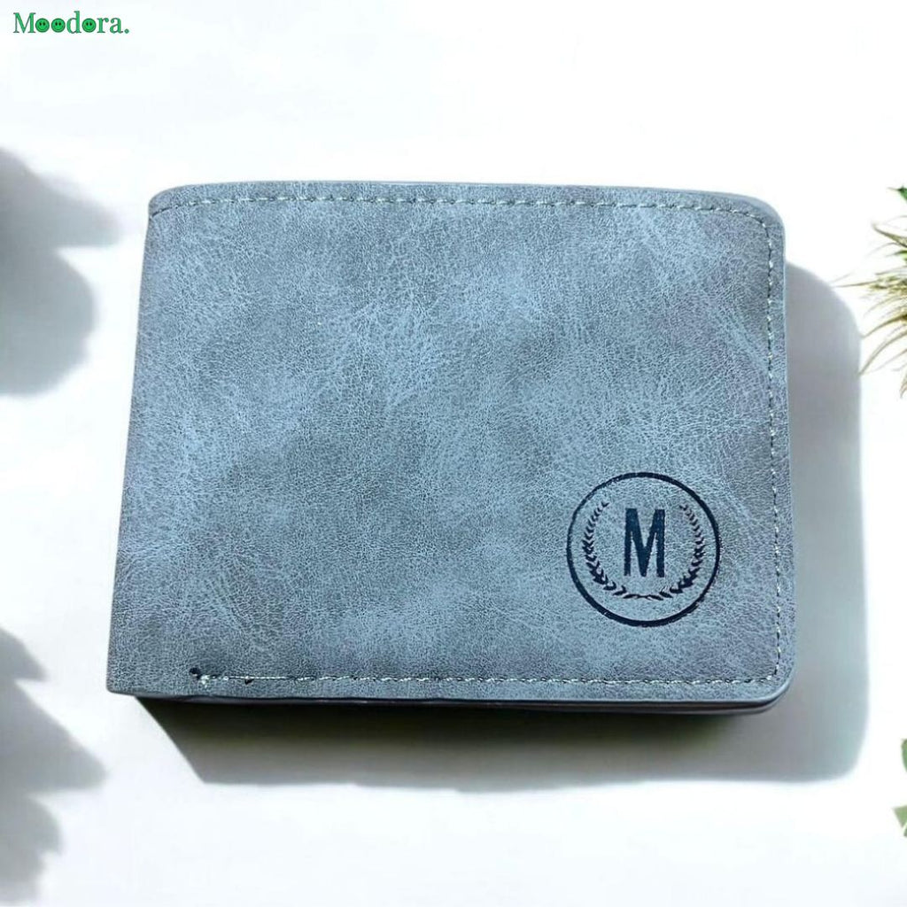 Moodora Men’s Premium Rubber Wallet | 6 Card Slots &amp; Dual Cash Compartments