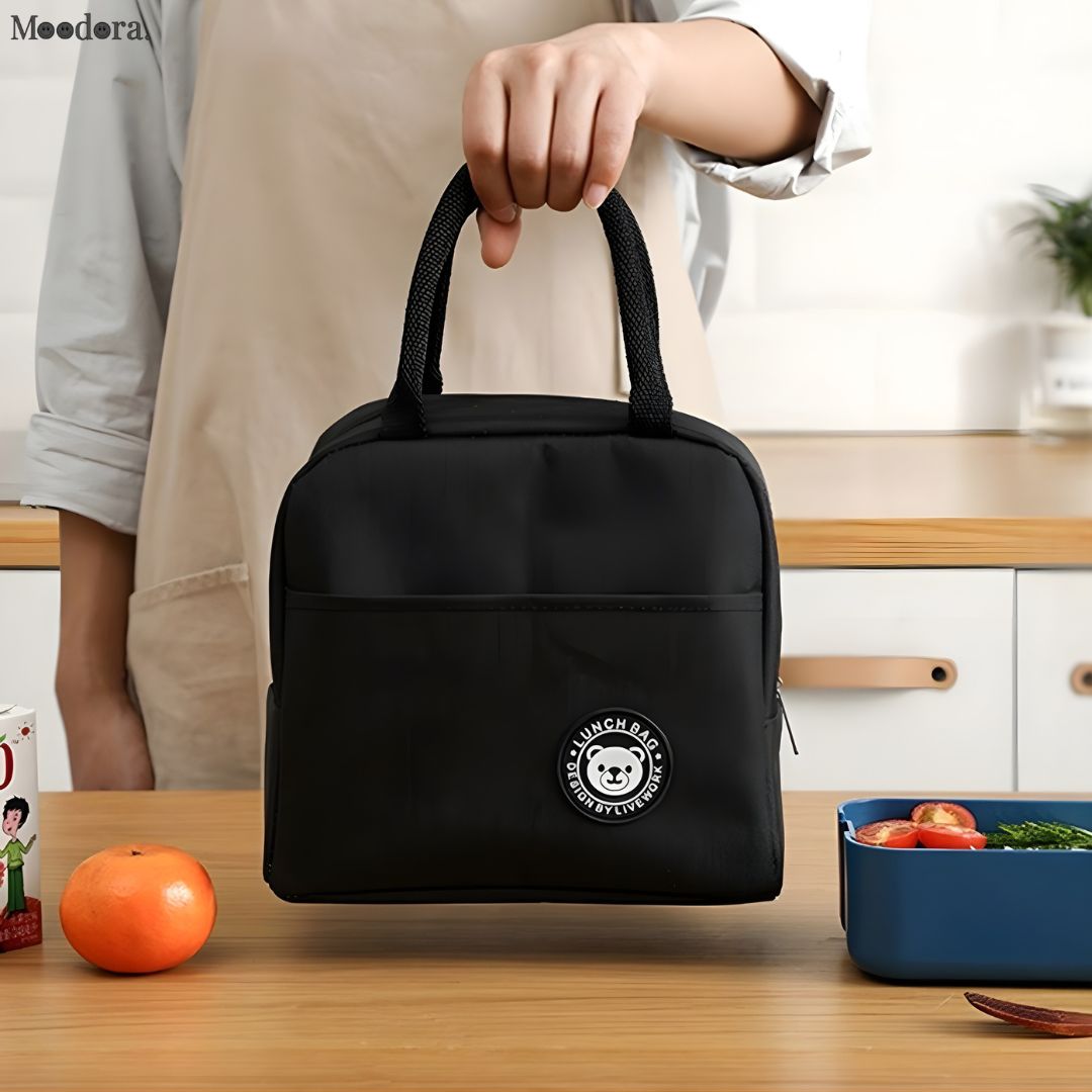 Moodora Portable Thermal Insulated Lunch Bag | Stylish Tote Cooler for Women