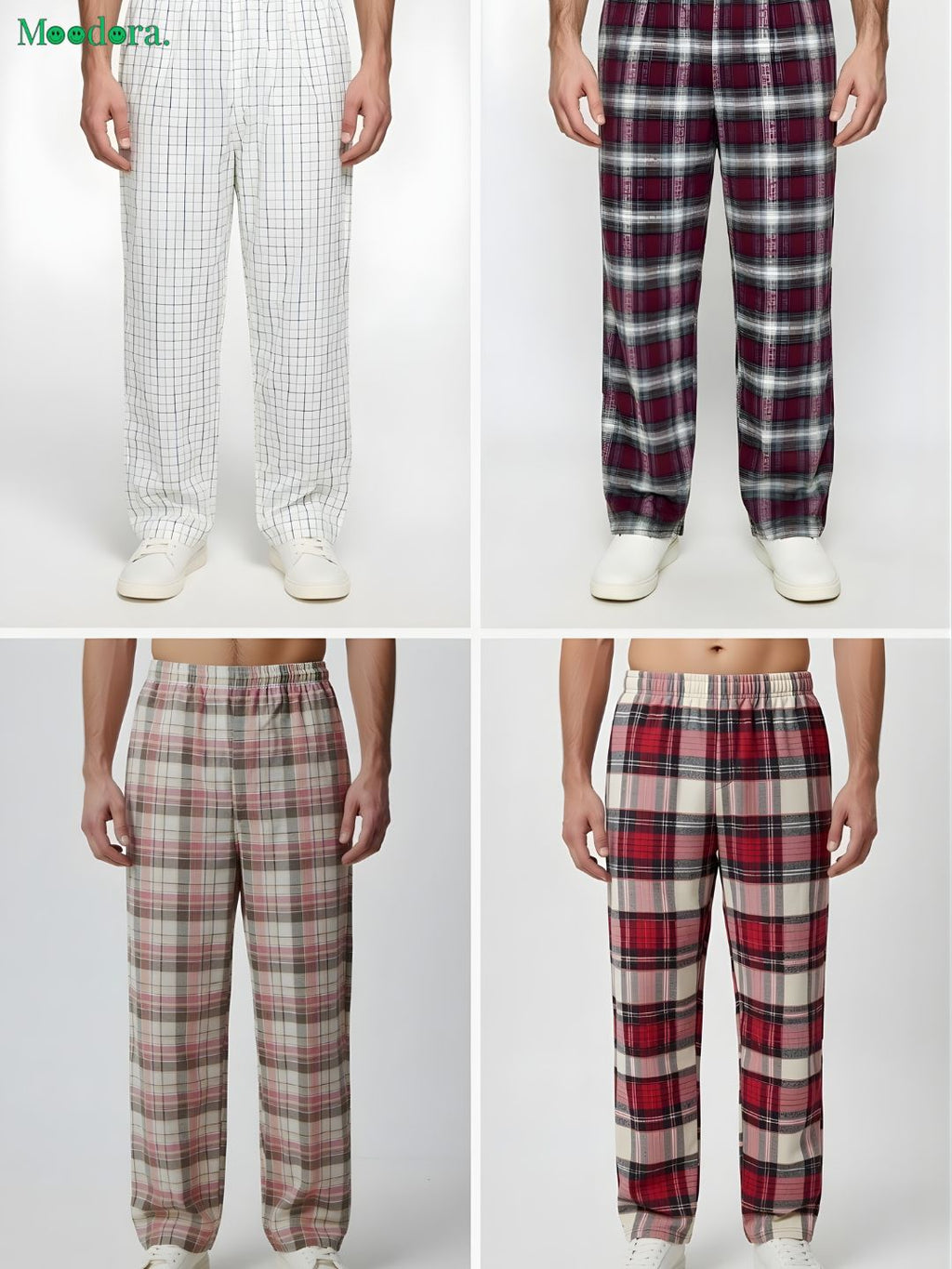 Moodora Men’s Stylish Trouser – Random Color (Pack of 1)