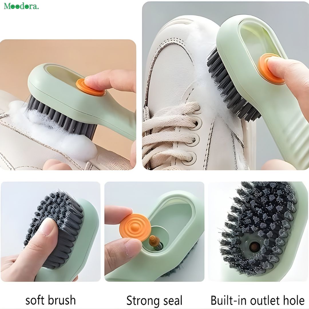 Moodora Multifunctional Liquid Dispensing Cleaning Brush