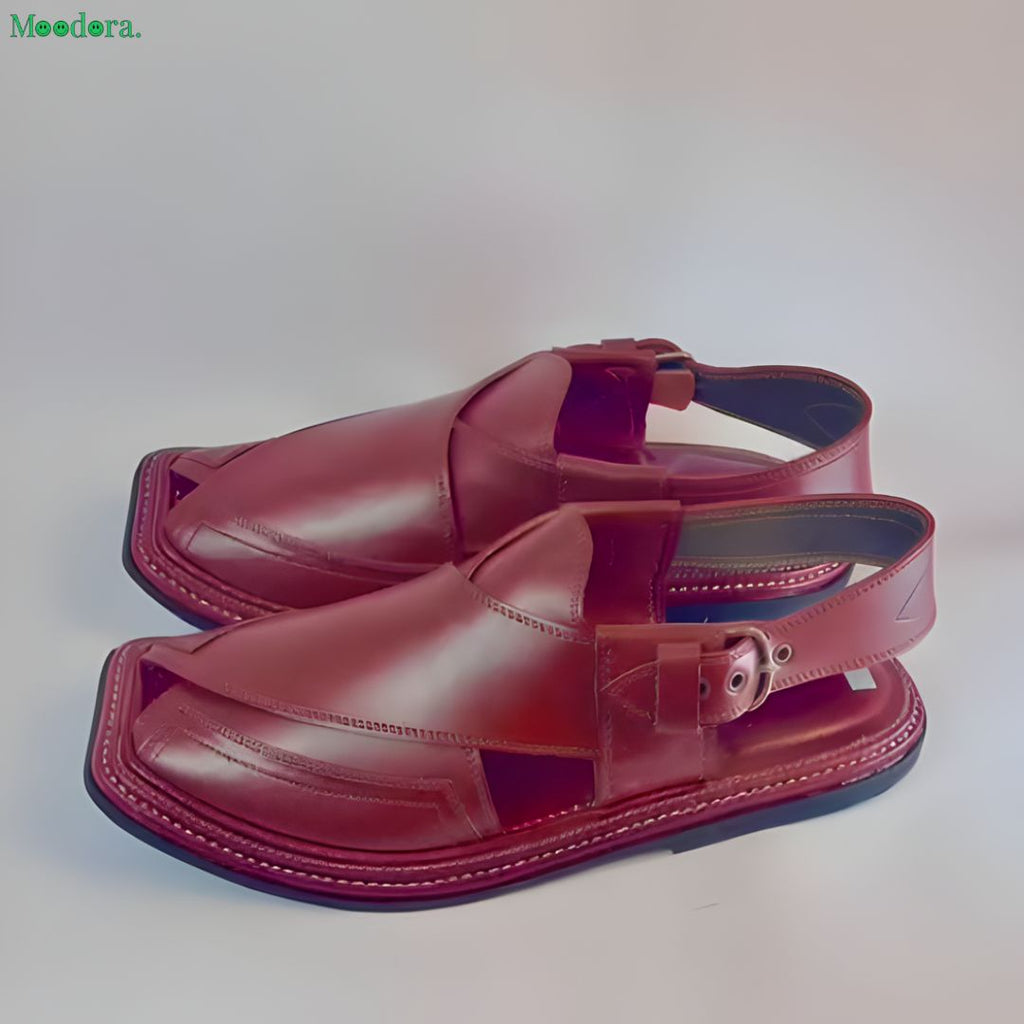 Moodora Original Leather Peshawari Chappal – Charsadda Style