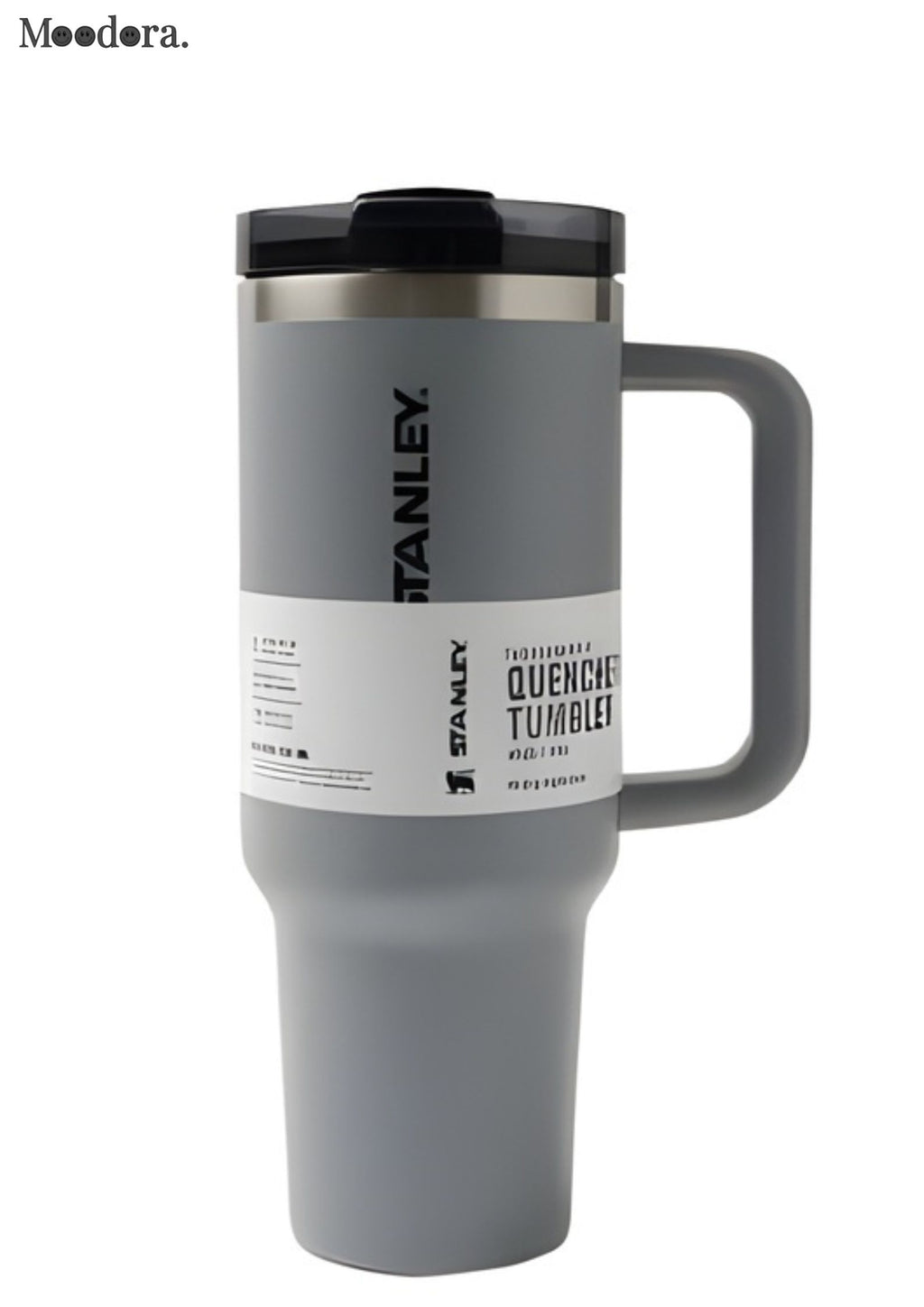 Moodora 40oz (1200ML) Insulated Stainless Steel Flip Straw Tumbler with Handle