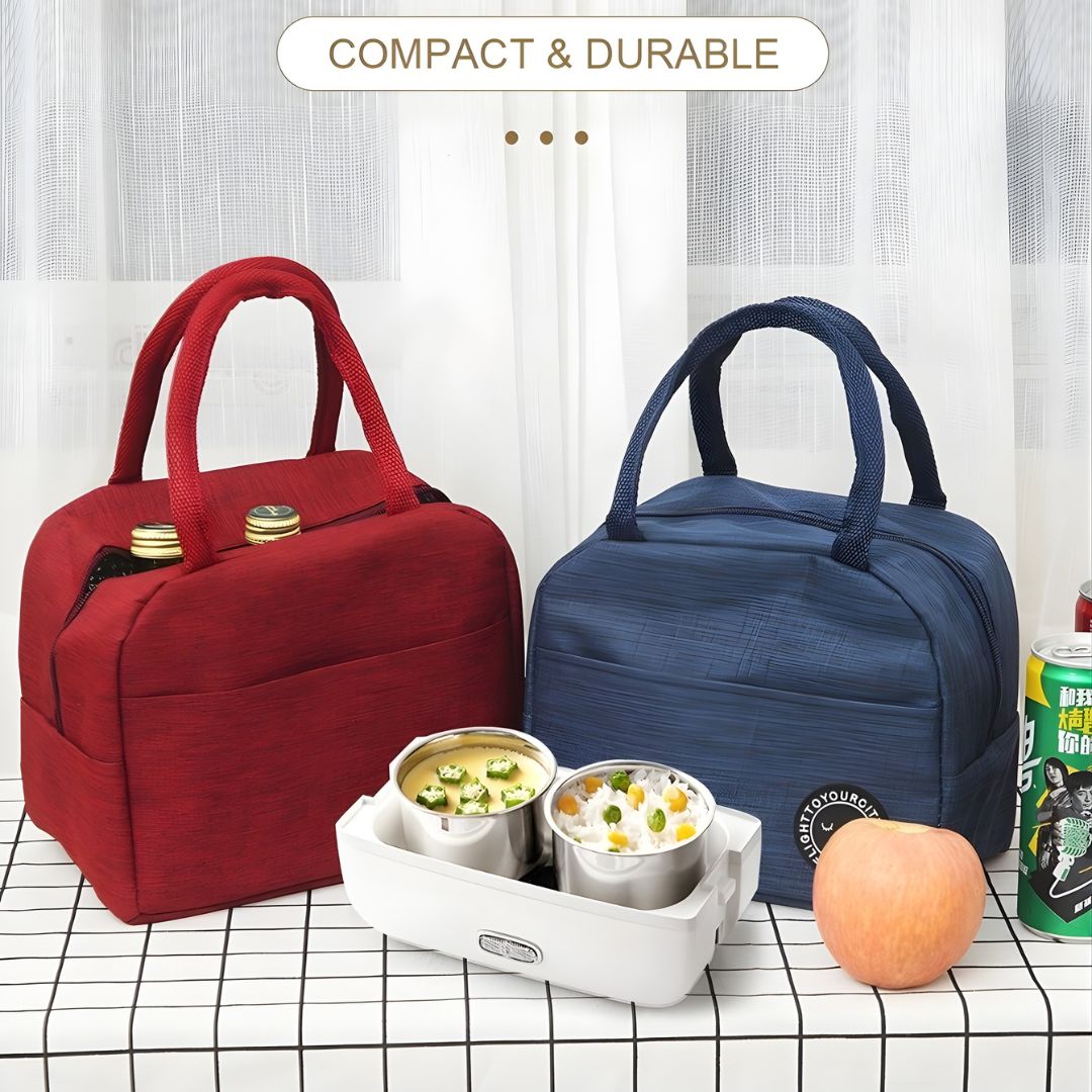 Moodora Portable Thermal Insulated Lunch Bag | Stylish Tote Cooler for Women