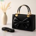 Moodora Crocodile Bow Handbag – Elegant &amp; Durable Design