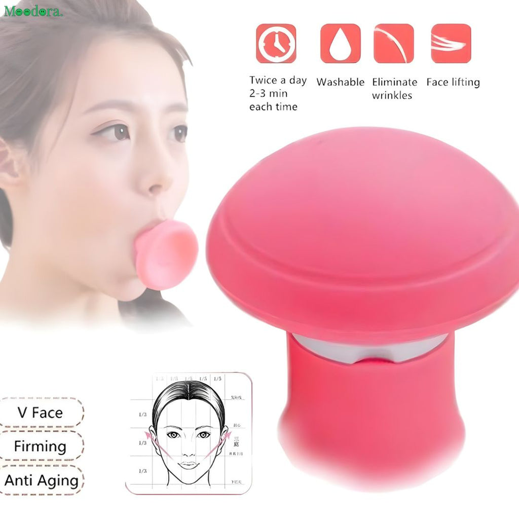 Moodora V-Shape Face Slimming Tool – Jawline &amp; Double Chin Exerciser