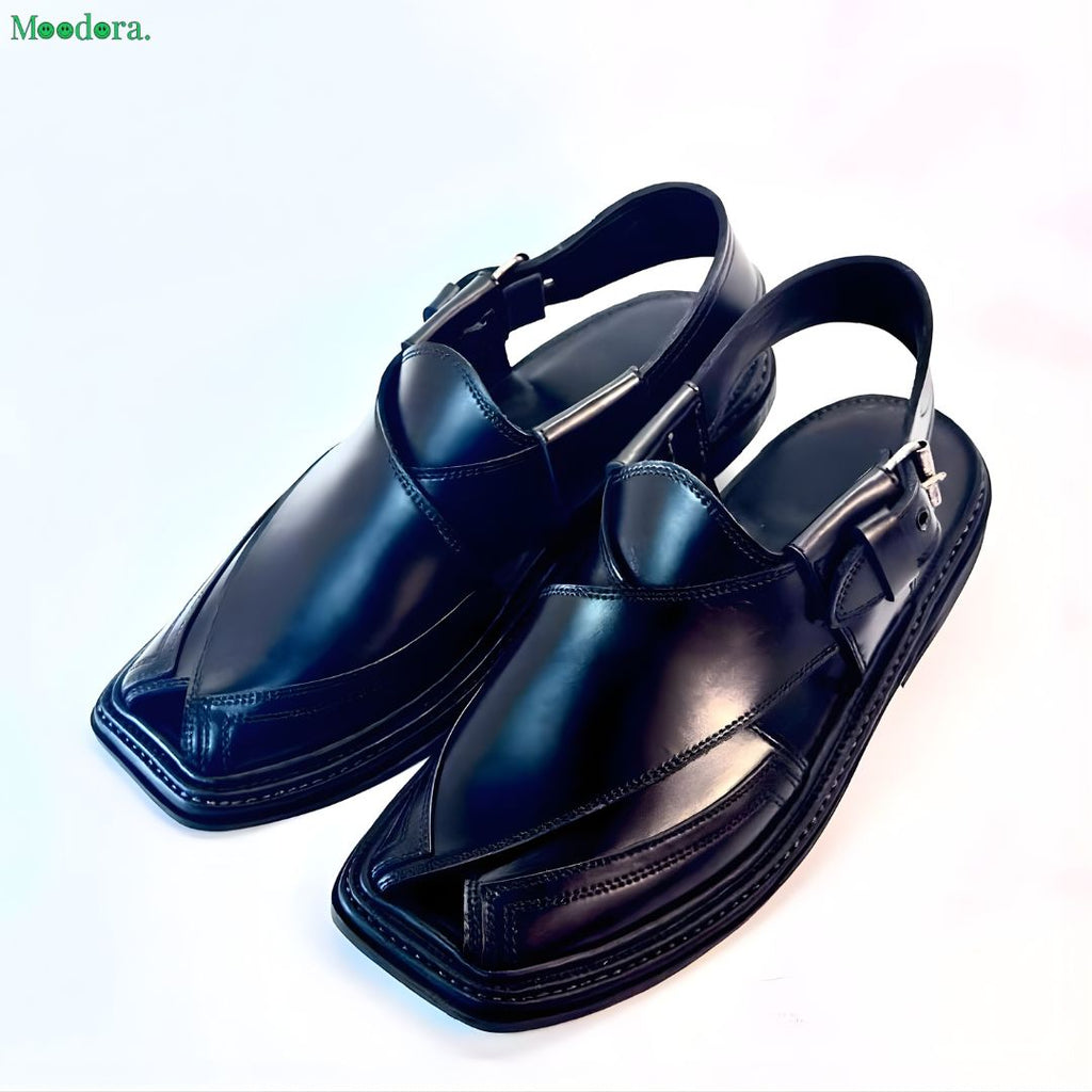 Moodora Original Leather Peshawari Chappal – Charsadda Style