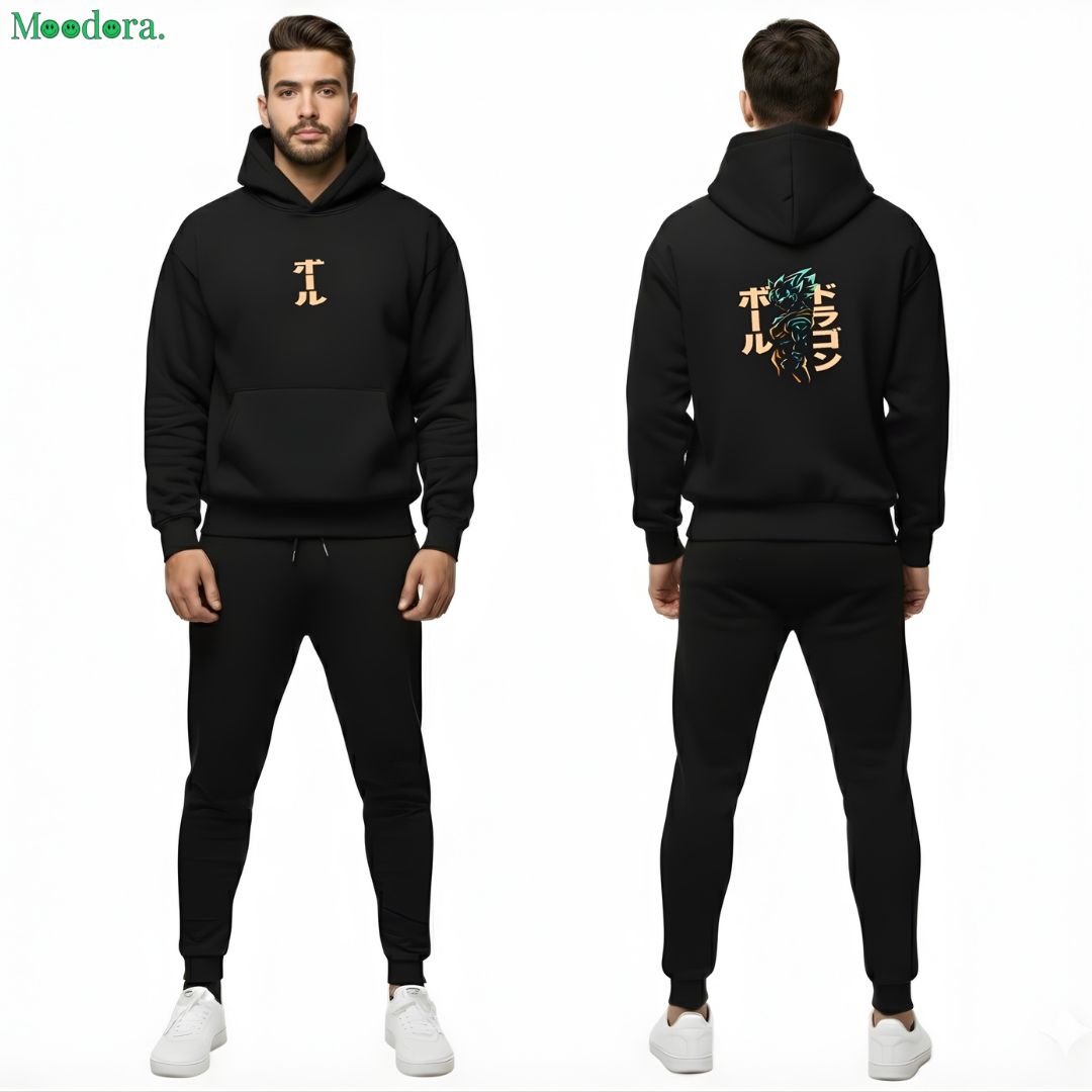 Moodora Premium Anime Streetwear Co-Ord Set
